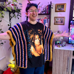 Shania Twain T-Shirt Poncho