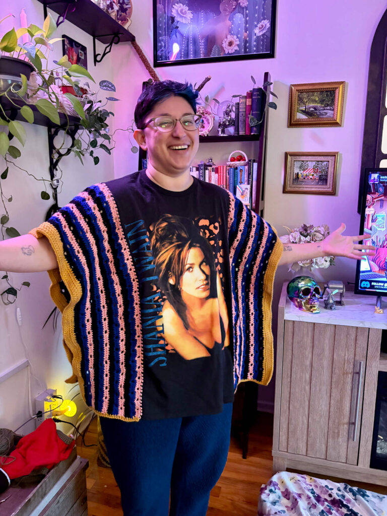 Shania Twain T-Shirt Poncho